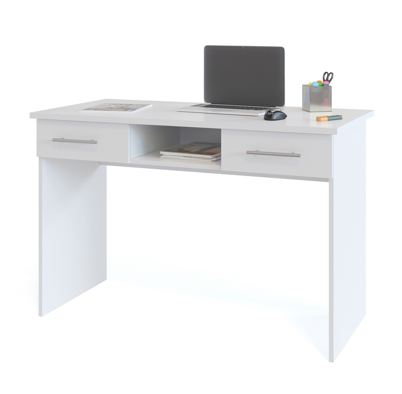 Письменный стол КСТ-107.1 (Белый) Сокол