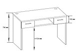 Письменный стол КСТ-107.1 (Белый) Сокол, фото 3