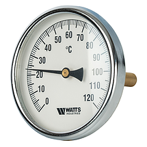 Watts F+R801(T) 100/50, 1/2" термометр аксиальный с уплотнением, фото 2