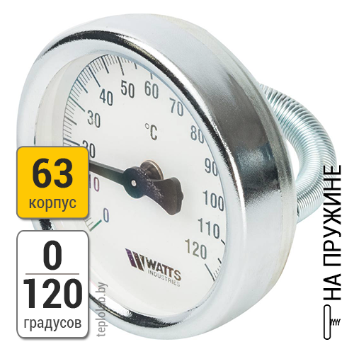 Watts FR810 (TCM) 63 термометр на пружине - фото 1 - id-p164549465