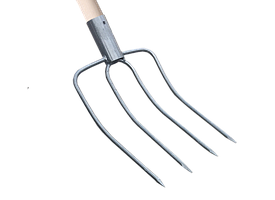 Вилы навозные 4-х рожковые (d8мм) с черенком