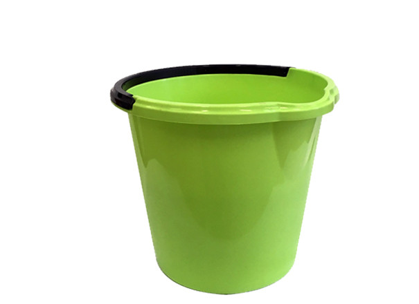 Ведро пластиковое пищевое 10л мерное со сливом зеленое - фото 1 - id-p164548933