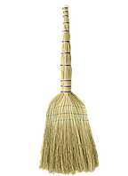 Веник хозяйственный сорго 3-х прошивной вес ~320-420г