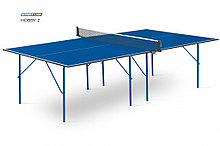 Теннисный стол Hobby 2 blue - любительский стол для использования в помещениях