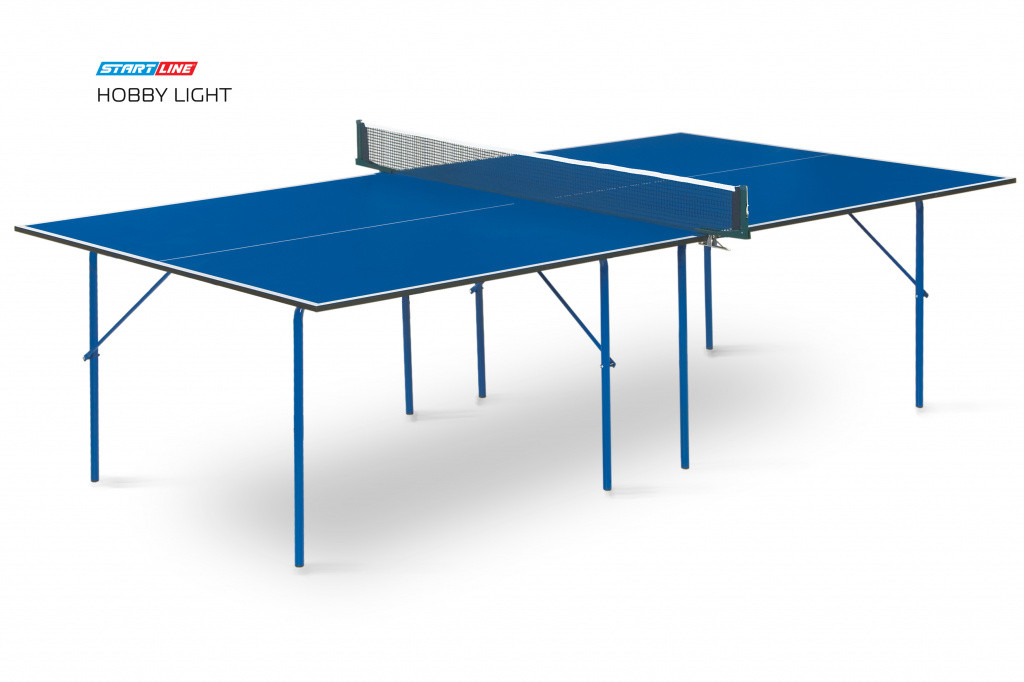 Теннисный стол Hobby Light blue- облегченная модель теннисного стола для использования в помещениях