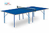 Теннисный стол Hobby Light blue- облегченная модель теннисного стола для использования в помещениях