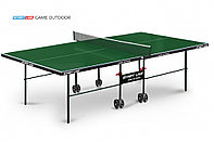 Теннисный стол Game Outdoor green - любительский всепогодный стол для использования на открытых площадках и в, фото 1