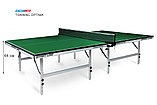 Теннисный стол Training Optima green - стол для настольного тенниса с системой регулировки высоты. Идеален для, фото 4