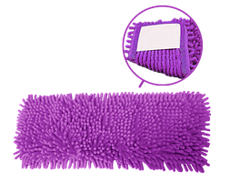 Насадка для швабры лапша с эластичными карманами фиолетовая