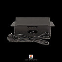Блок розеточный встраиваемый Orno 3x2P+E со шторками, кабель 1,5m, 3600Вт, металл, черный, фото 5