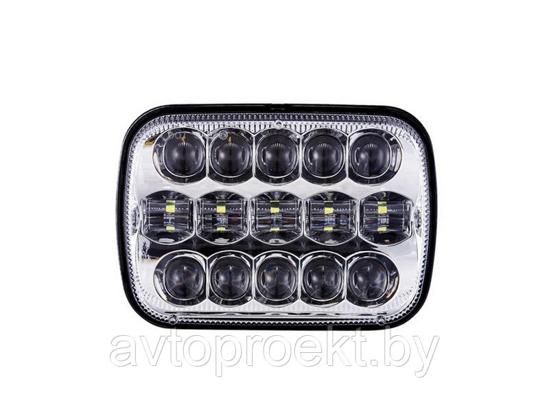 Фары передние светодиодные LED 5x7 45W для Jeep - фото 1 - id-p164560483