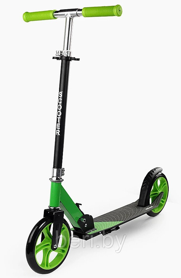 2036 Самокат подростковый двухколёсный алюминиевый Scooter, до 100 кг - фото 5 - id-p163747125