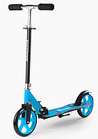 2039 Самокат подростковый двухколёсный Scooter (4 расцветки), до 100 кг синий
