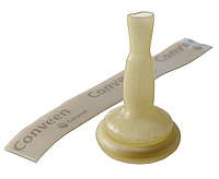 Уропрезервативы Coloplast Conveen с пластырем, двухкомпонентные, латексные, 25 мм