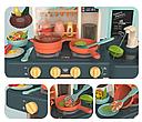 Кухня детская игровая 72 см, вода, духовка, плита, 43 предмета, свет, звук 889-179, фото 2