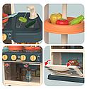 Кухня детская игровая 72 см, вода, духовка, плита, 43 предмета, свет, звук 889-179, фото 3