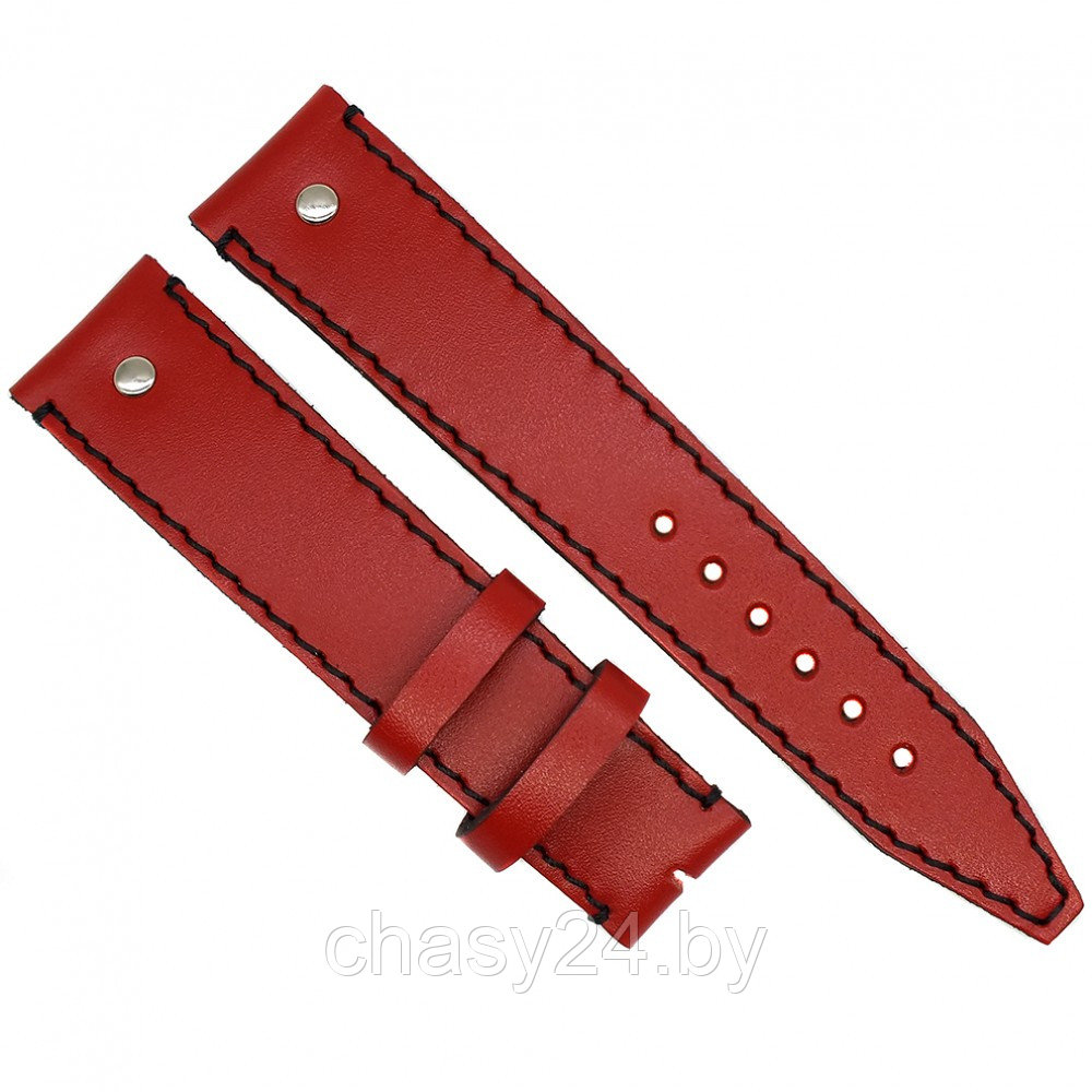 КОЖАНЫЙ РЕМЕШОК РУЧНОЙ РАБОТЫ ДЛЯ ЧАСОВ 22 ММ M038-22