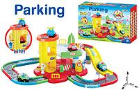 Гараж-парковка для малышей с машинками и лифтом арт. 4073, детский паркинг