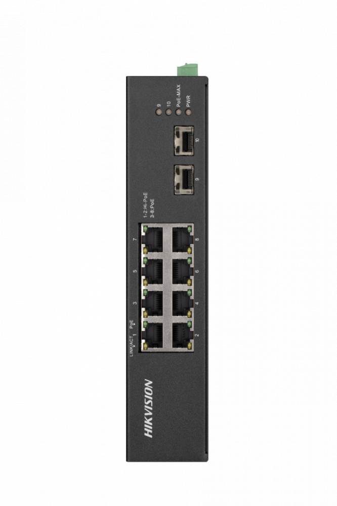 Коммутатор Ethernet с PoE промышленный Hikvision DS-3T0510HP-E/HS