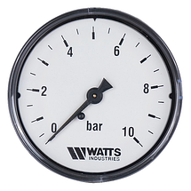 Watts F+R100 50/10, 1/4" манометр аксиальный, фото 2