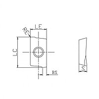 Пластина фрезерная APMT1604PDER-RM TU4030