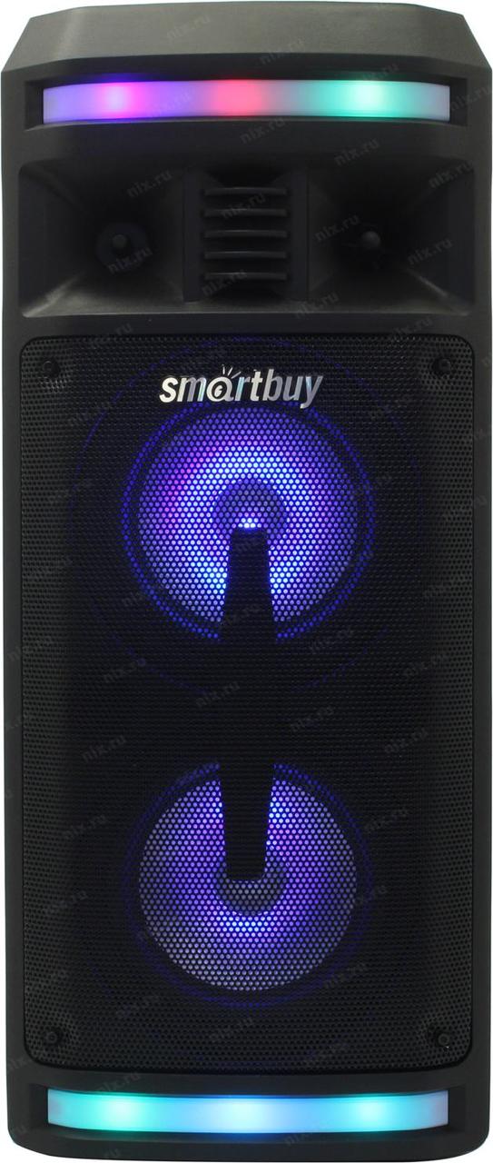 Портативная колонка Smartbuy REAVER 20W (Bluetooth, USB, AUX, FM-радио, караоке, пульт ДУ, подсветка, дисплей) - фото 5 - id-p164670751
