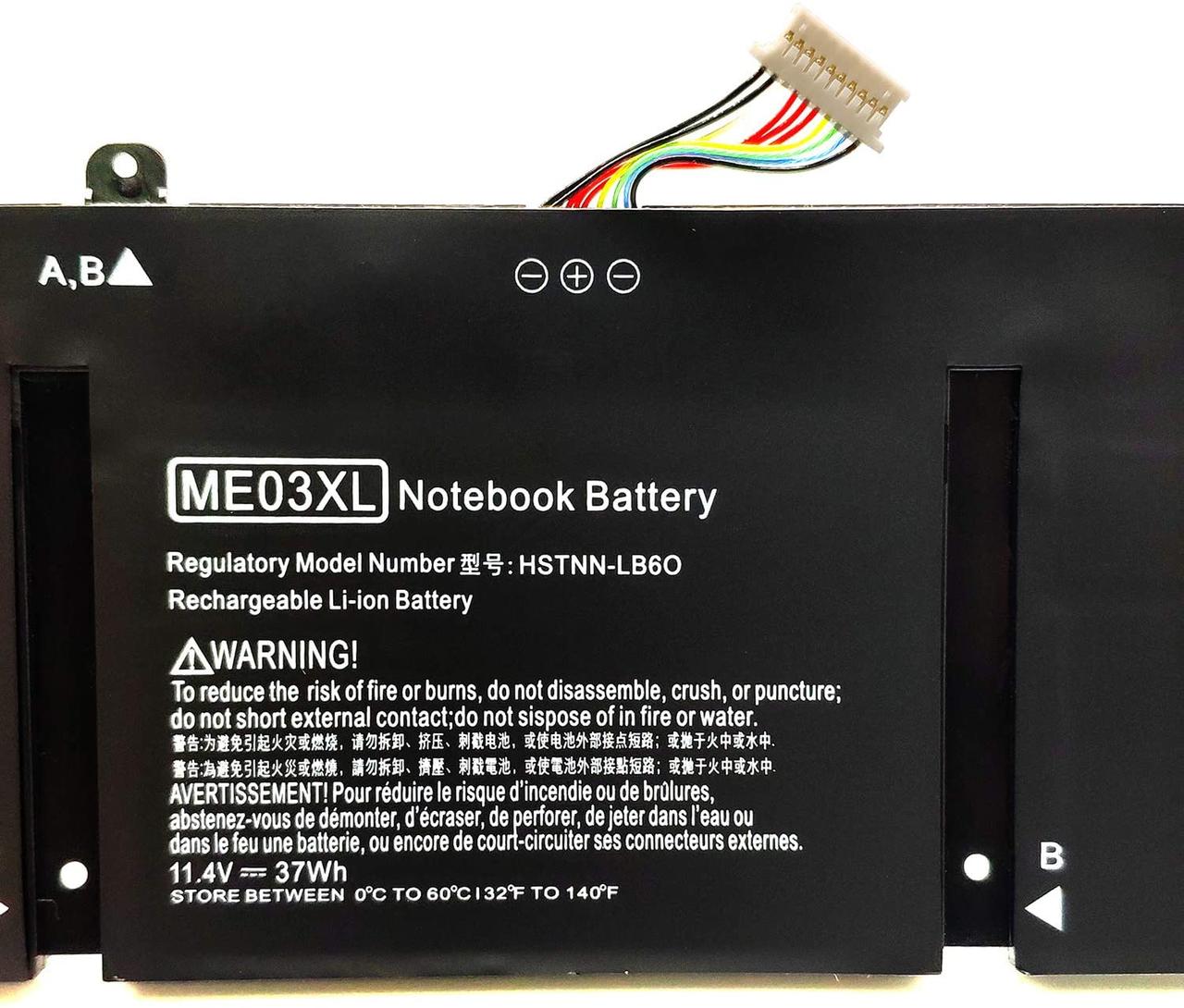 Аккумулятор (батарея) для ноутбука HP Stream 13-c021tu (ME03XL) 11.4V 37Wh  (ID#164685374), цена: 94 руб., купить на Deal.by