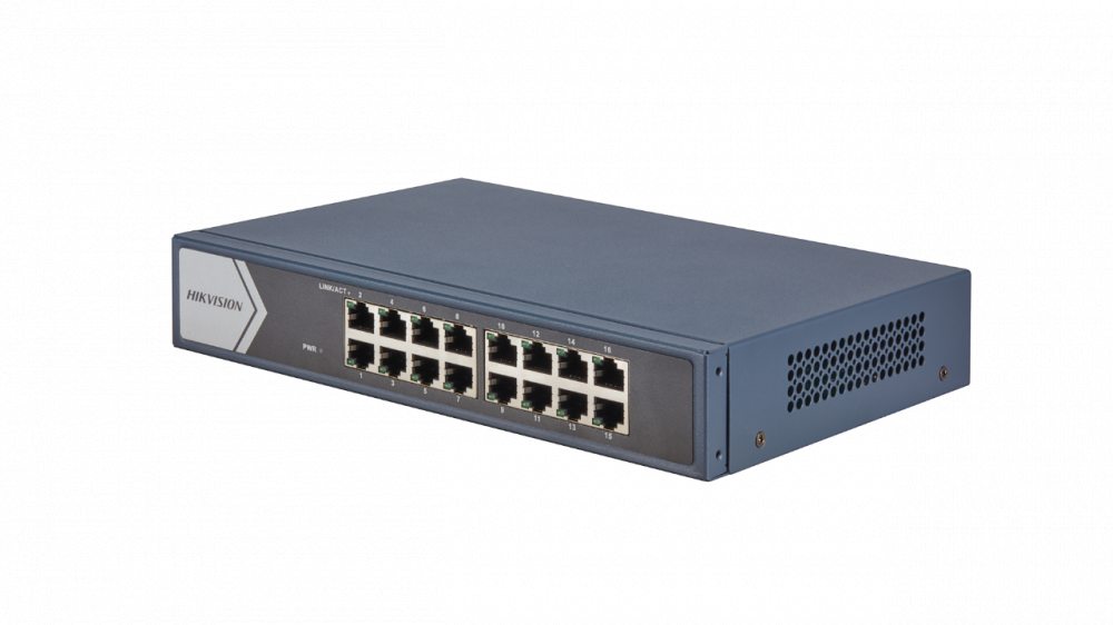 Коммутатор Ethernet 19" Hikvision DS-3E0516-E(B)