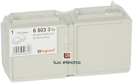 Монтажная коробка для блоков розеточных Legrand DLP IP40 540ХХ, пластик, 6(2х3)М - фото 1 - id-p164685399