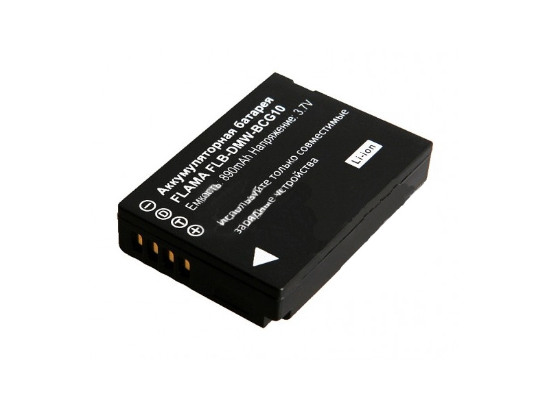 Аккумулятор Flama FLB-DMW-BCG10 Li-Ion 890mAh для ф/а (Panasonic TZ18/20/10/8/6/7) - фото 1 - id-p164686516