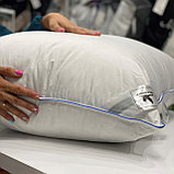 Пуховая подушка высокая серого сибирского гуся премиум класса "Ника" 70х70 "Белашофф" арт. ПН 1-1, фото 4