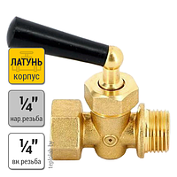 Watts RM 8MZ, 1/4" кран запорный