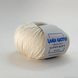 Пряжа Lana Gatto Super Soft 978 молочный