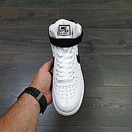 Кроссовки WMNS Nike Air Force 1 High White Black Gum, фото 3