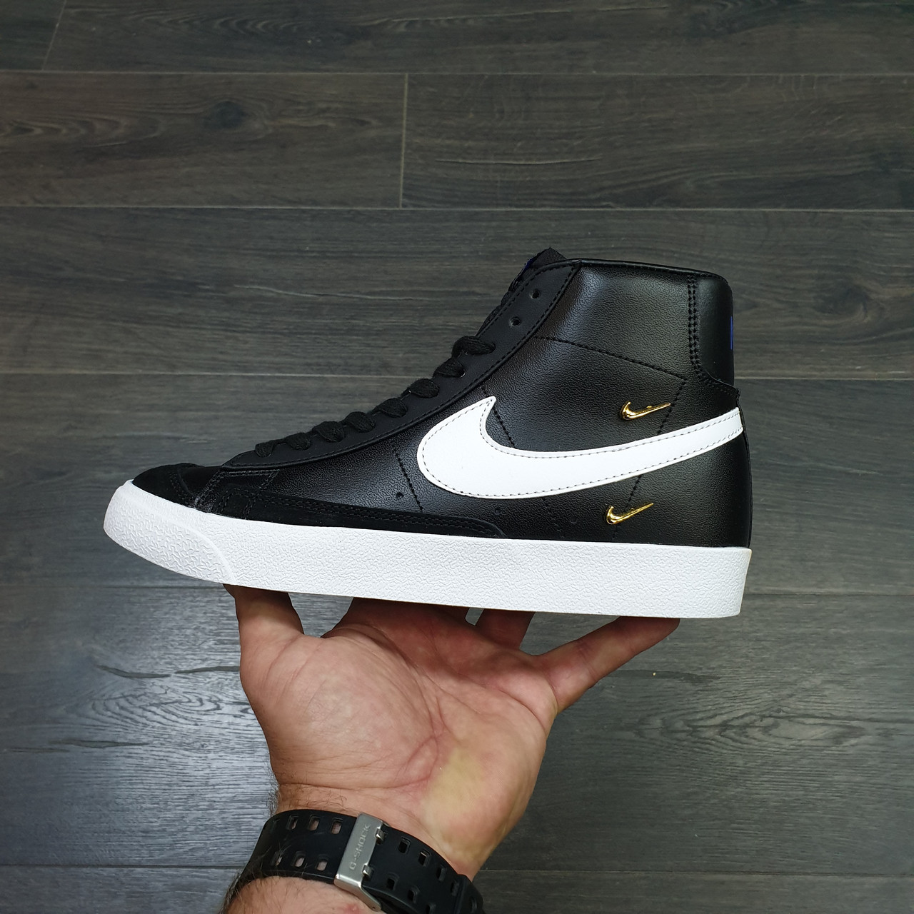 Кроссовки Nike Blazer Mid '77 VNTG Black White - фото 1 - id-p164576349