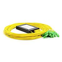 Оптический сплиттер PLC 1х16, SM, 3.0mm, 1.5M, корпус, SC/APC