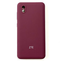 Силиконовый чехол Silicone Case бордовый для ZTE Blade A3 2020