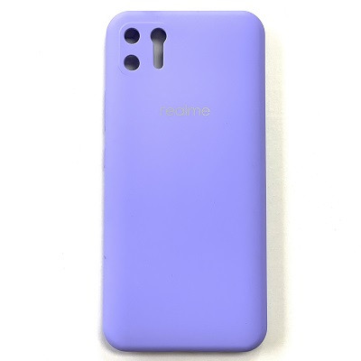 Силиконовый чехол Silicone Case лавандовый для Realme C11 2020 - фото 1 - id-p164694797