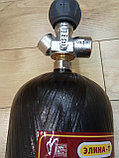 Баллон ВД "Элина-Т" 7 литров, облегченный (Углеволокно) с манометром  срок службы 20 лет., фото 4