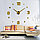 Часы настенные " СДЕЛАЙ САМ" диаметр от 80 см (арабские цифры разного размера), фото 5