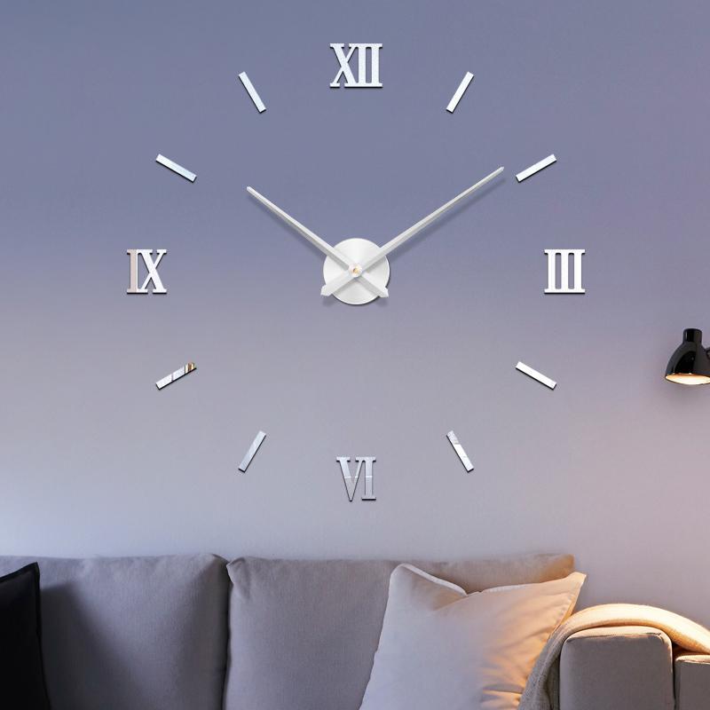 Часы настенные " СДЕЛАЙ САМ" диаметр от 80 см (палочки+римские цифры) - фото 4 - id-p164696878