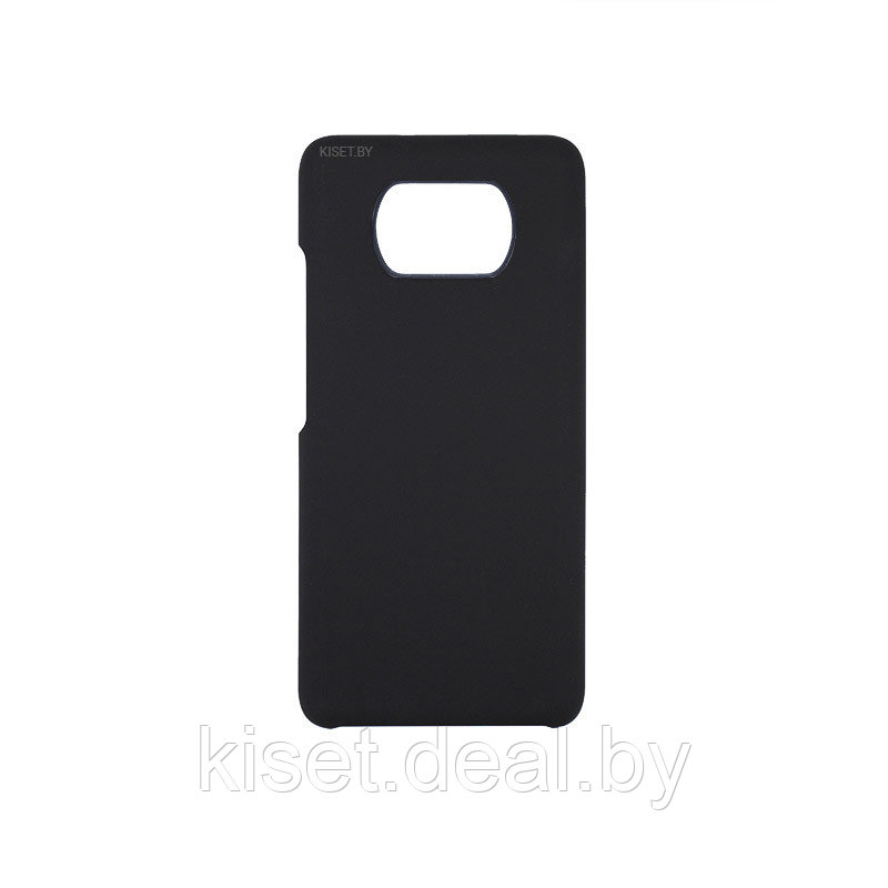 Soft-touch бампер KST Silicone Cover для Xiaomi Poco X3 / Poco X3 Pro черный - фото 1 - id-p145920276
