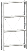 М-Про Концепт Стеллаж САМус (2000х700х600)/4, нагр.200кг (основная секция с растяжкой)
