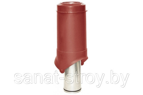 Выход вентиляции Krovent Pipe-VT 125 is коричневый Коричневый Красный - фото 1 - id-p164744843