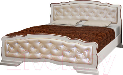 Двуспальная кровать Bravo Мебель Карина 10 160x200