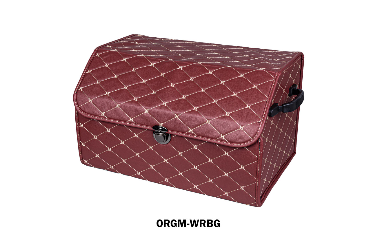Органайзер в багажник MAXIMAL X Middle 500x300x300 Бордовый/ шов Бежевый ORGM-WRBG