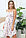 П47504 Сорочка женская для беременных и кормящих розовый/белый/синий, фото 2