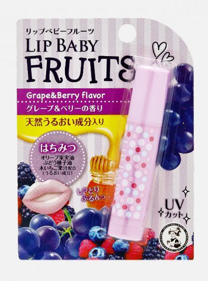 Увлажняющий бальзам для губ Mentholatum "Lip Baby" Виноград и лесные ягоды, 4,50 г