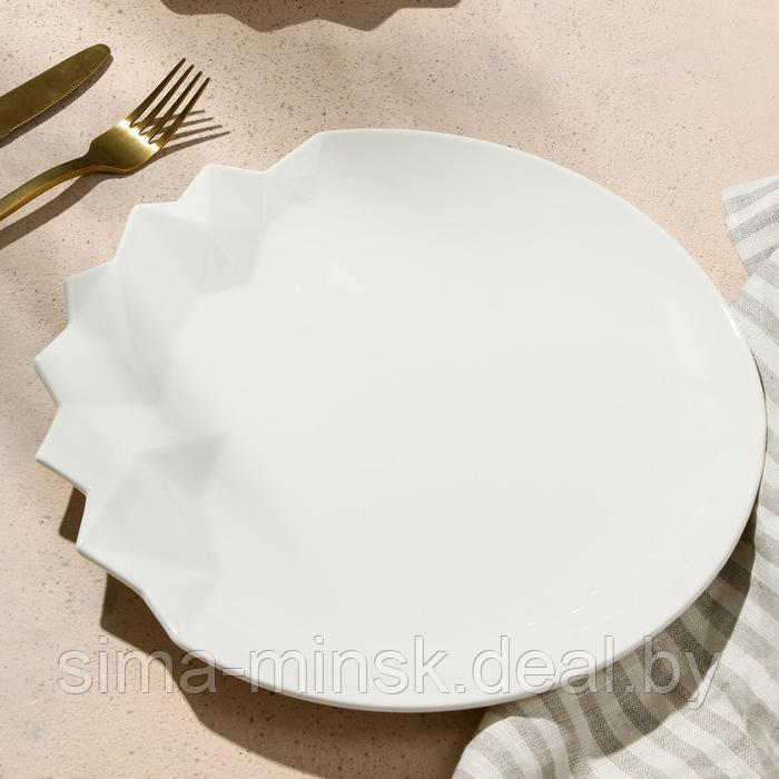 Тарелка «Айсберг», белая, 27 см - фото 1 - id-p164787024