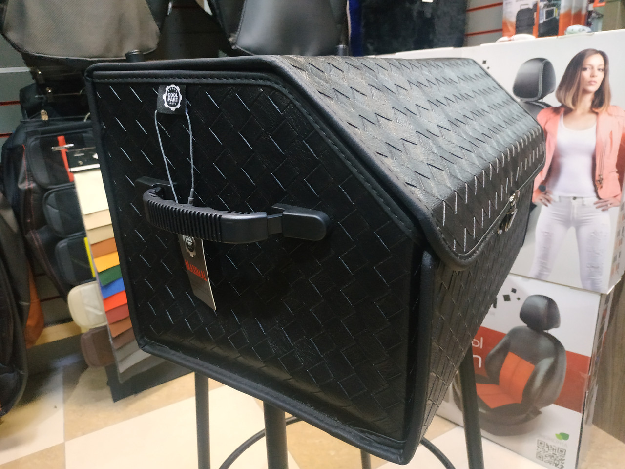 Органайзер в багажник MAXIMAL X PL Middle черный плетенка ORGM-BL-PL - фото 3 - id-p164790178